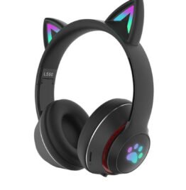 Παιδικά Ακουστικά Ροζ Cat