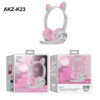 GAMING HEADPHONE CAT WITH MICROPHONE AKZ-020