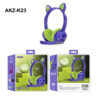 GAMING HEADPHONE CAT WITH MICROPHONE AKZ-020 - Image 3