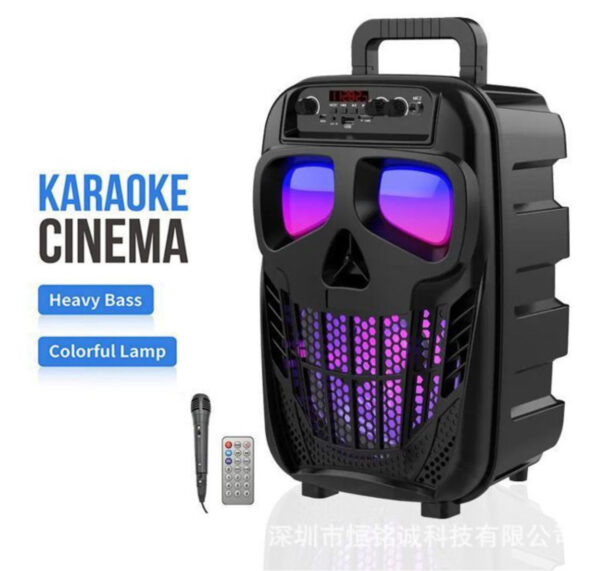 8INCH TROLLEY KARAOKE SPEAKER WITH MIC