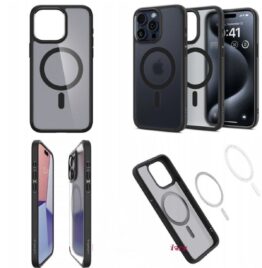 CASE TRANSPARENT BLACK SPIGEN