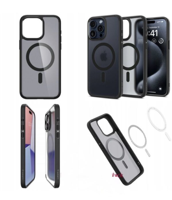 CASE TRANSPARENT BLACK SPIGEN